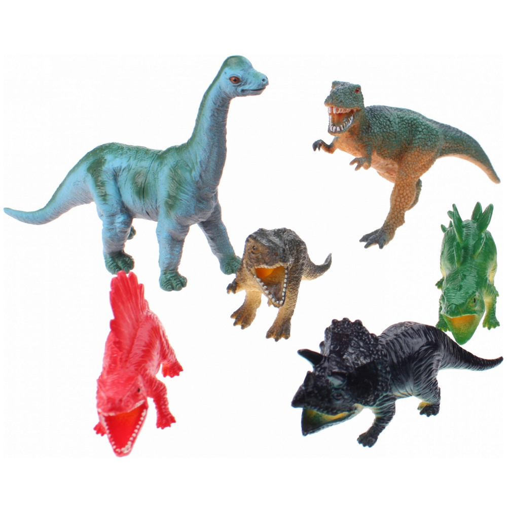 Set 6 figurine din cauciuc Dinozauri