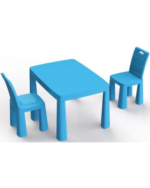 Set masa copii si scaune 04681 albastru