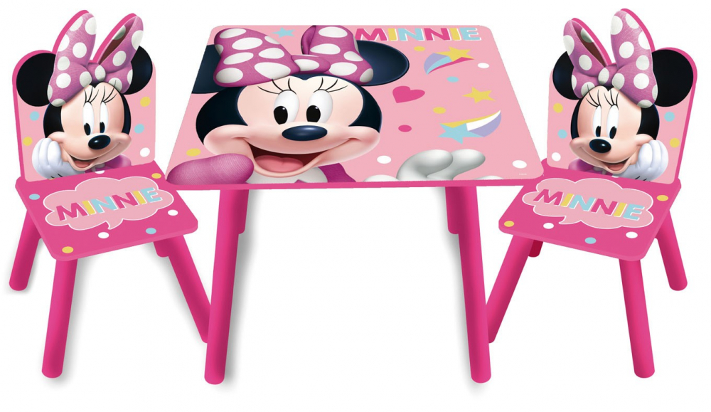 Set masuta si 2 scaunele Minnies Bowtique