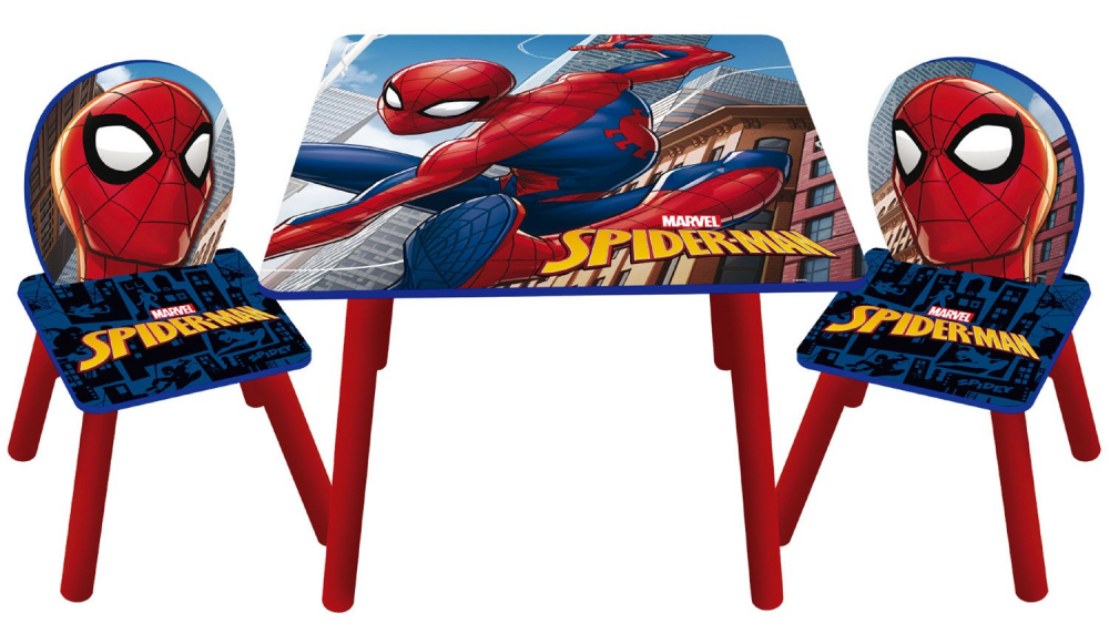 Set masuta si 2 scaunele Spiderman Arditex