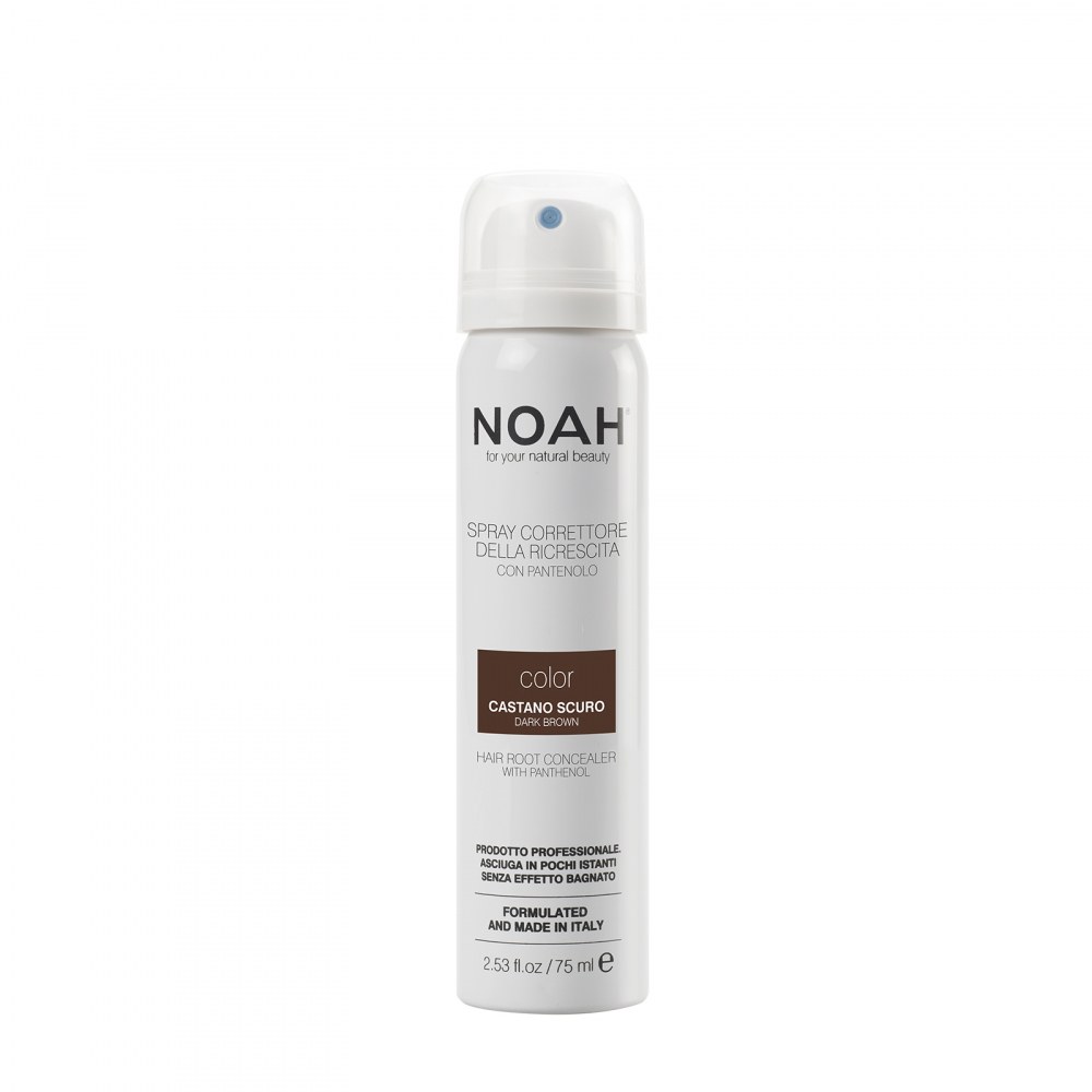 Spray corector cu vitamina B5 pentru acoperirea radacinii parului Castaniu inchis Noah 75 ml