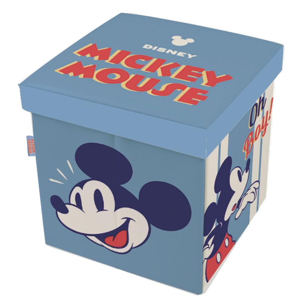 Taburet pentru depozitare jucarii Mickey - 1