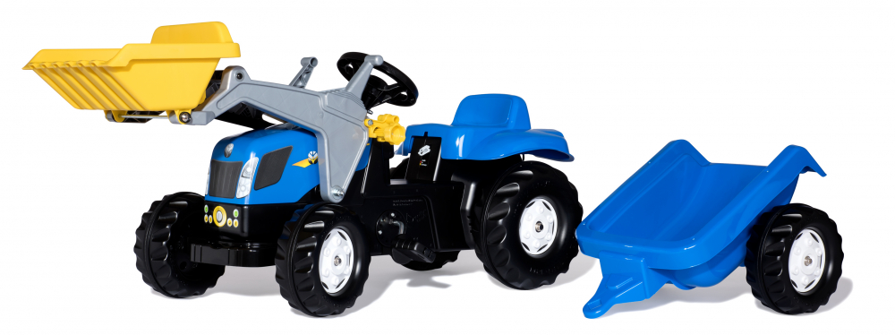 Tractor cu pedale, remorca si cupa RollyKid New Holland Cupa imagine noua responsabilitatesociala.ro