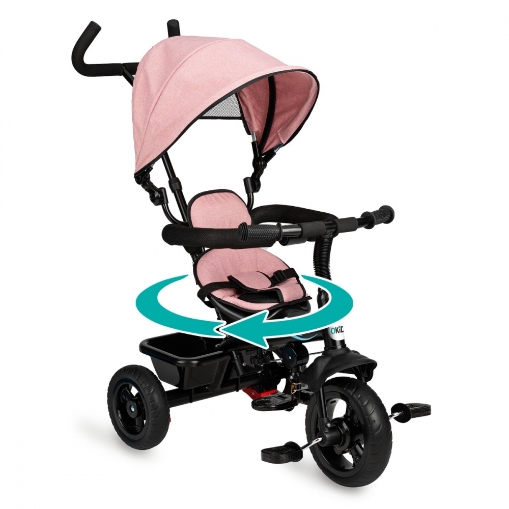 Tricicleta Momi Mila 5 in 1 pink Momi imagine noua