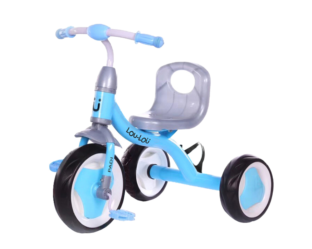 Tricicleta pentru copii KikkaBoo cu suport sticluta apa Paddi Albastru Albastru imagine noua responsabilitatesociala.ro