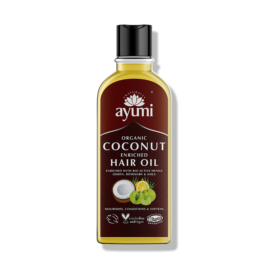 Ulei organic de cocos cu ingrediente active Ayumi 150ml