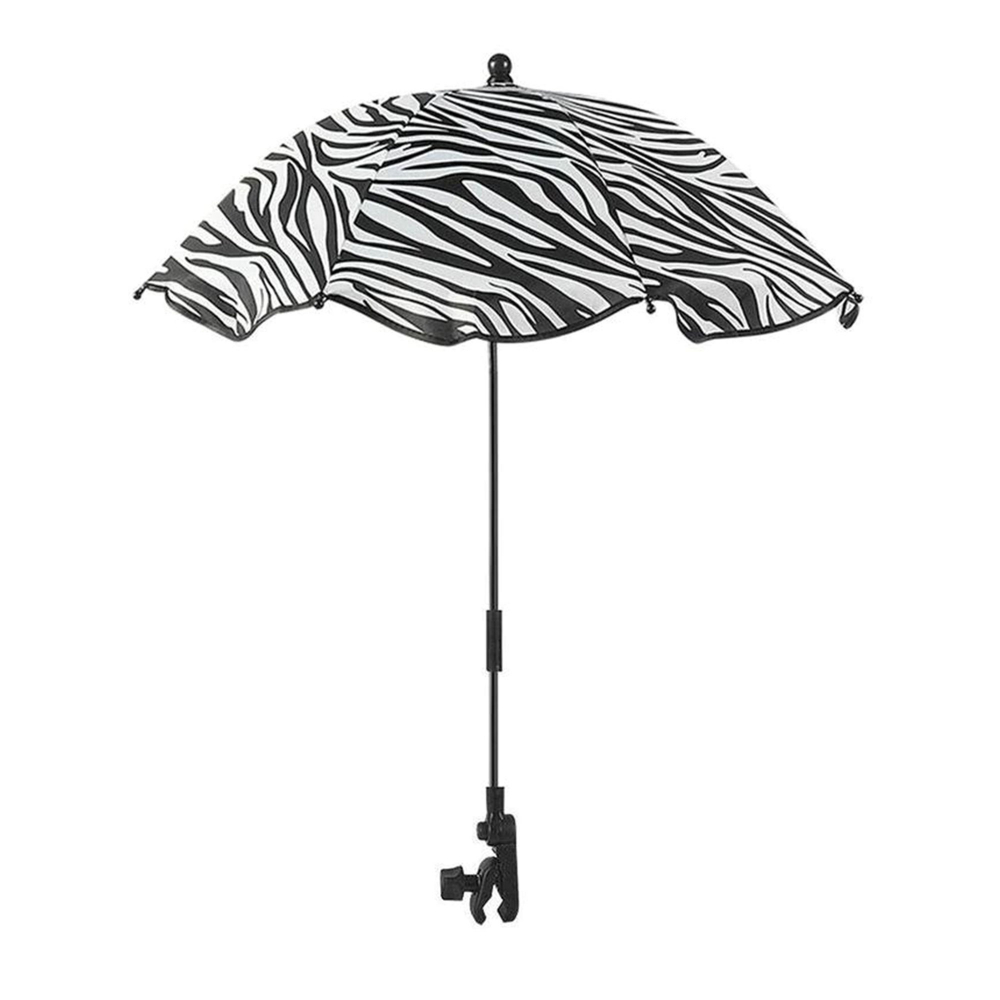 Umbrela pentru carucior imprimeu zebra 65.5cm - 6