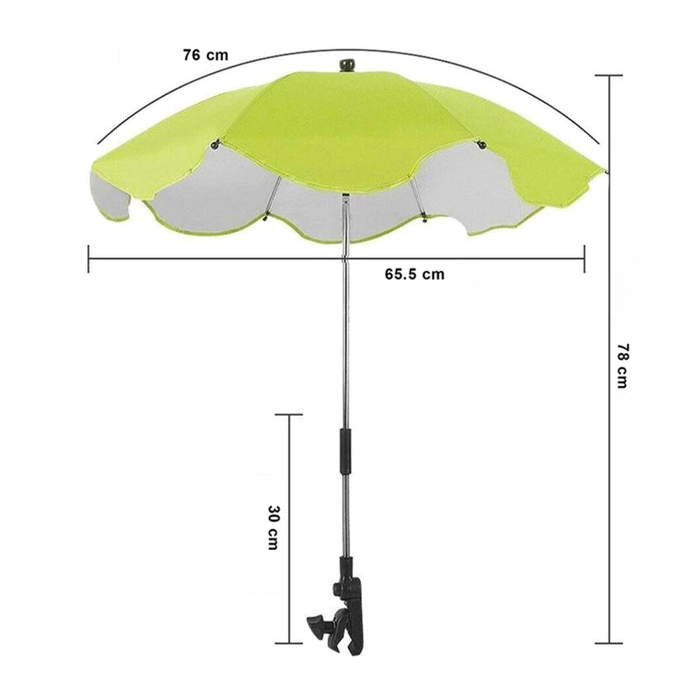 Umbrela pentru carucior verde 65.5cm - 3