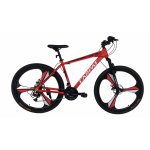Bicicleta MTB-HT jante magneziu Roti 27.5 Inch Carpat C2708M rosu cu negru
