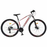 Bicicleta MTB-HT manete schimbator Microshift/Shimano Roti 29 Inch Carpat C29/79H gri cu rosu