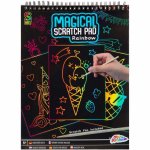 Caiet A4 fise razuibile magical Scratch Pad Grafix Curcubeu