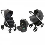 Carucior copii 3 in 1 Chicco Trio Alysia Anthracite 0 luni+