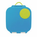 Caserola compartimentata Mini Lunchbox b.box albastru cu verde
