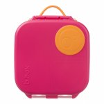 Caserola compartimentata Mini Lunchbox b.box roz cu portocaliu
