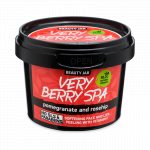 Exfoliant pentru fata si buze cu vitamina C Very Berry Spa Beauty Jar 120g