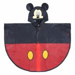 Pelerina de ploaie tip poncho cu urechi Mickey Mouse 5 - 6 ani