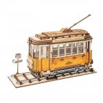 Puzzle 3D tramvai Rolife lemn 145 piese TG505