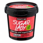 Scrub corporal cu trandafir salbatic si zahar organic Sugar Lady Beauty Jar 180 g
