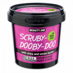Scrub hranitor pentru corp cu unt de shea si cacao Scruby-Dooby-Doo Beauty Jar 200 g