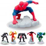 Set 2 mini figurine surpriza in capsula de plastic Spiderman