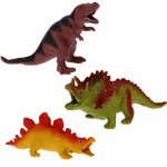 Set 3 figurine dinozauri super elastici din silicon 16 - 19 cm
