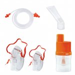 Set accesorii universale RedLine Orange pentru aparat de aerosoli nebulizator cu compresor