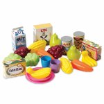 Set alimente fructe si legume plastic in plasa