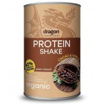 Shake proteic cacao si vanilie bio 500g Dragon Superfoods 62% proteine