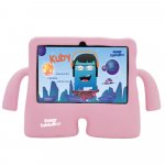 Tableta copii SMART TabbyBooKuby (2022) 2GB RAM Android 10 GoFast cu control parental Wi-Fi ecran 7inch dual pink