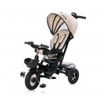 Tricicleta pentru copii Lorelli Zippy Air Pearl control parental 12-36 luni cu scaun reversibil, rotire 360 grade, spatar reglabil pe multiple pozitii, roti din cauciuc cu camera si 2 tipuri de suport pentru picioare