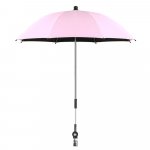 Umbrela pentru carucior roz 75cm