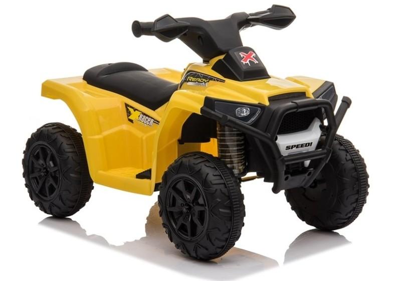 ATV Quad electric pentru copii XH116 LeanToys 5703 galben-negru - 2 | YEO