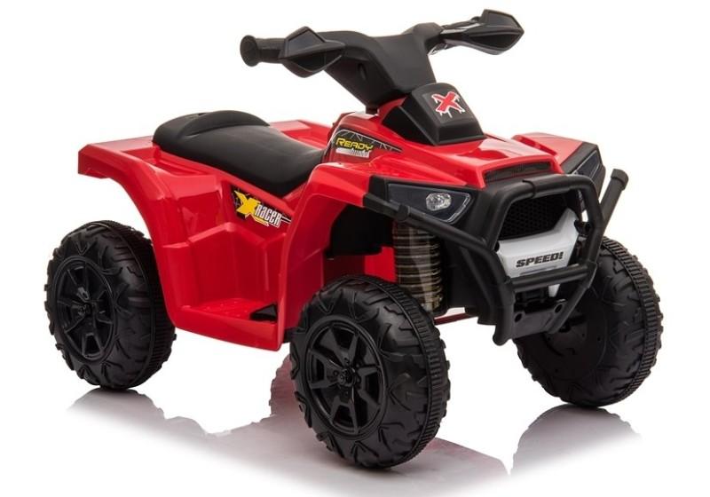 ATV Quad electric pentru copii XH116 LeanToys 5704 rosu-negru - 3 | YEO