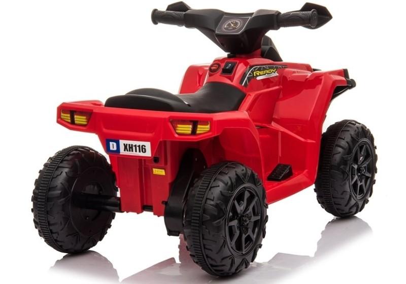 ATV Quad electric pentru copii XH116 LeanToys 5704 rosu-negru 5704 imagine noua responsabilitatesociala.ro