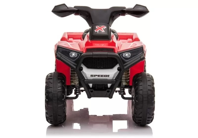 ATV Quad electric pentru copii XH116 LeanToys 5704 rosu-negru - 1 | YEO