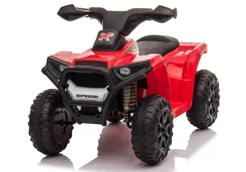 ATV Quad electric pentru copii XH116 LeanToys 5704 rosu-negru - 2 | YEO