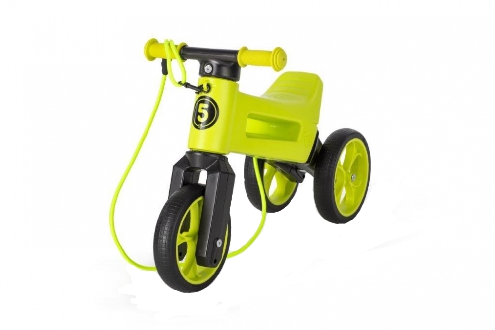 Bicicleta fara pedale 2 in 1 Funny Wheels Rider SuperSport Lime - 7