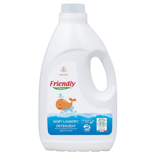 Detergent de rufe cu miros fructat, 2000 ml, Friendly Organic 2000 imagine noua responsabilitatesociala.ro