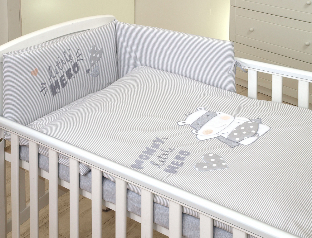 Aparatoare patut hero grey 180x35 cm jolie