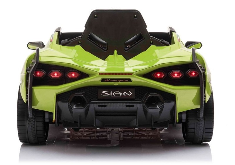 Masina electrica pentru copii Lamborghini Sian 2 motoare LeanToys 7498 verde 7498 imagine 2022 protejamcopilaria.ro