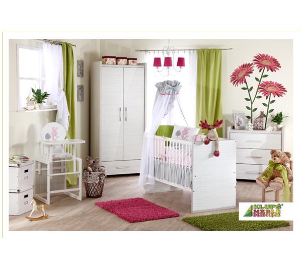 Mobilier camera copii si bebelusi Klups Amelia alb-old - 5