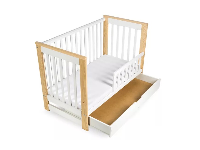 Mobilier camera copii si bebelusi Klups Iwo alb-natur 2 - 1