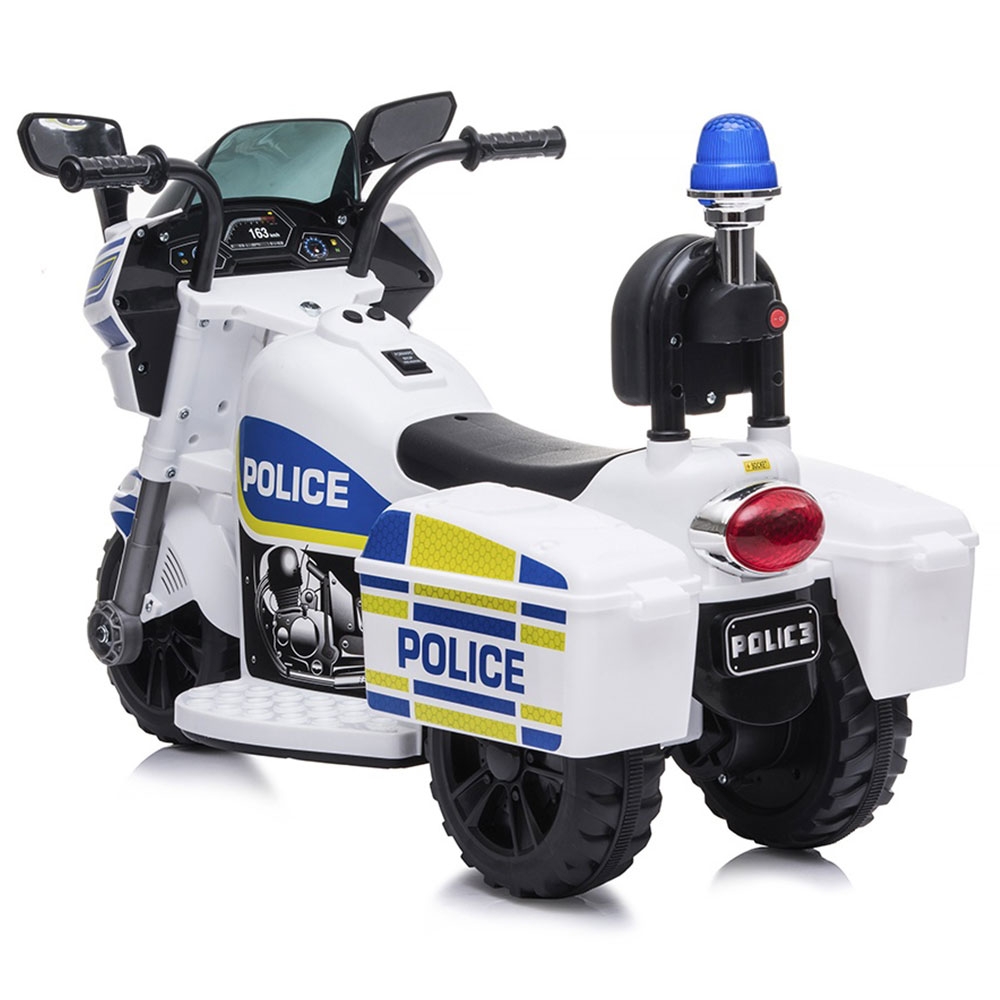 Motocicleta electrica Chipolino Police white CHIPOLINO imagine noua responsabilitatesociala.ro
