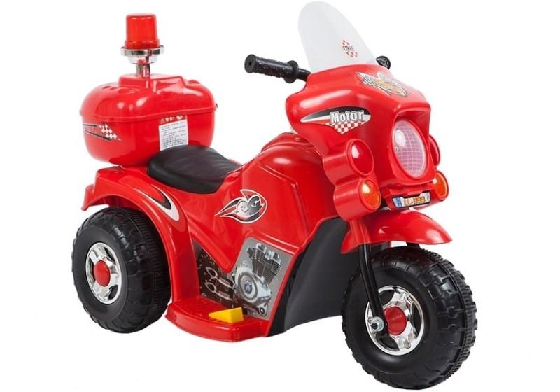 Motocicleta electrica pentru copii LL999 LeanToys 5722 rosie - 2