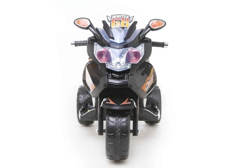 Motocicleta electrica sport pentru copii PB378 LeanToys 5719 negru-portocaliu LeanToys