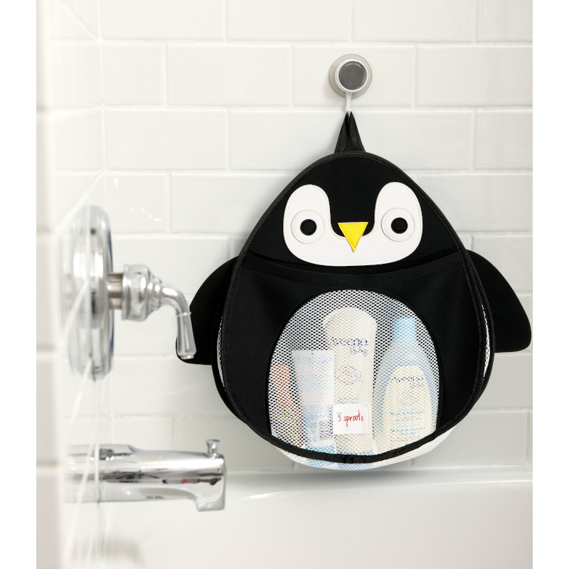 Organizator de baie pentru cosmetice si jucarii Pinguin 3 Sprouts - 1 | YEO