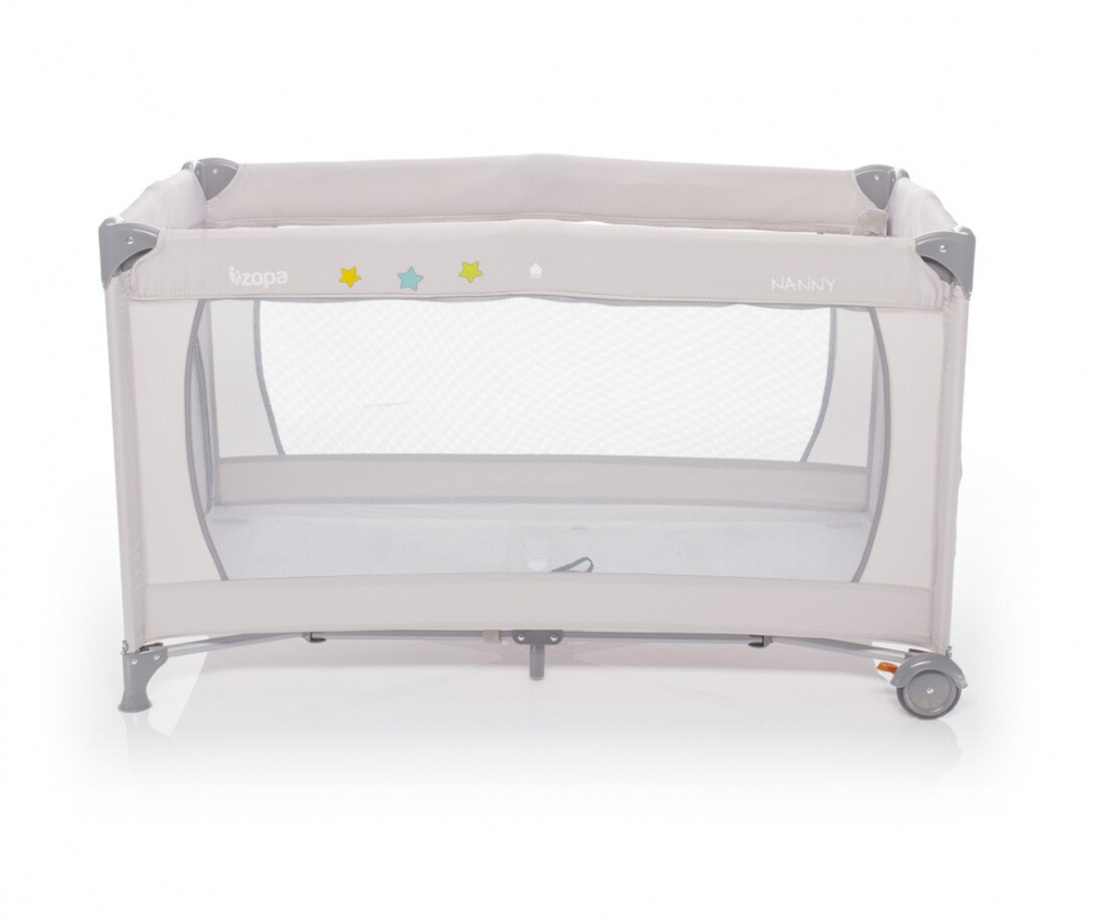 Patut pliant 2 nivele Nanny Griffin Grey - 1 | YEO