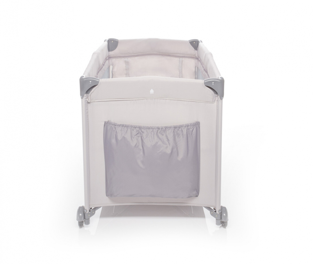 Patut pliant 2 nivele Nanny Griffin Grey - 2 | YEO