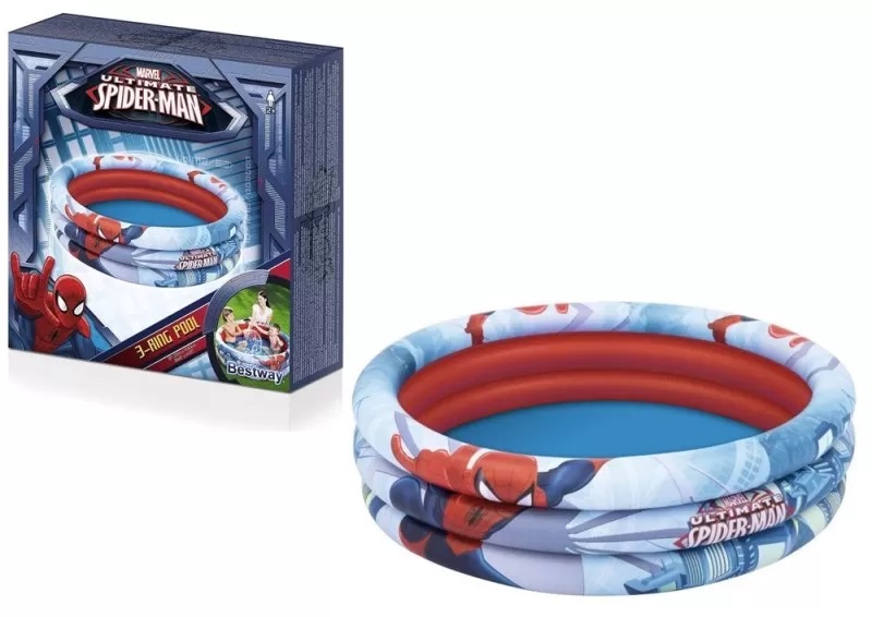 Piscina Spider-Man gonflabila pentru copii 3 ani+ 122 x 30 cm 200 litri Bestway - 1 | YEO