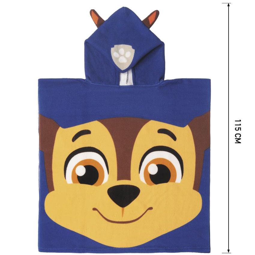 Prosop poncho cu gluga Paw Patrol 50 x 115 cm - 1 | YEO